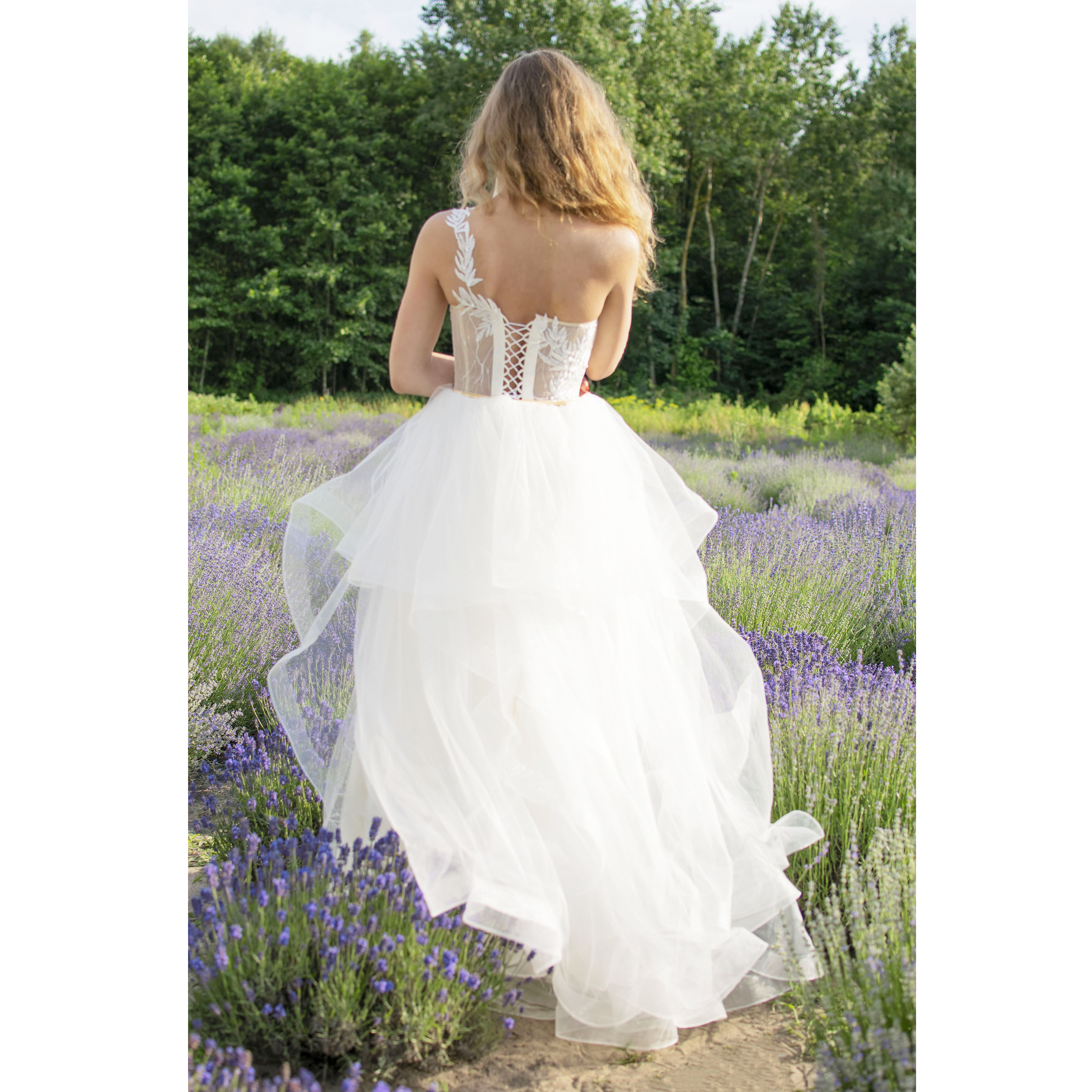 Свадебное платье-трансформер Жаклин вид сзади